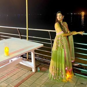 Indian pastel gown